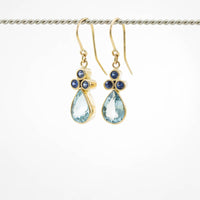 Teardrop & Trefoil Earrings