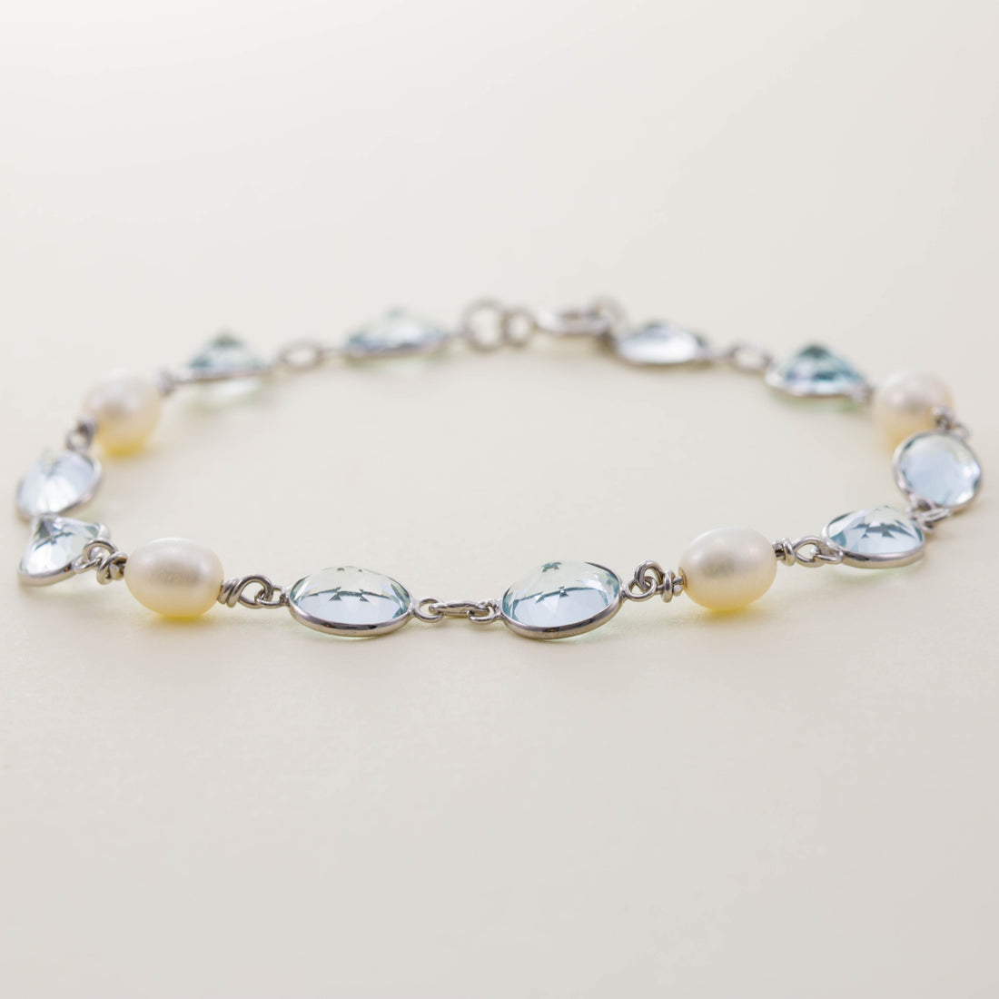 Mixed Stone Bezel Set Bracelet