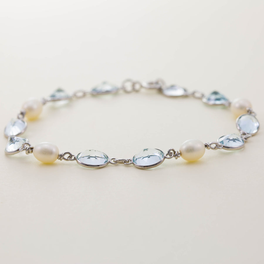 Mixed Stone Bezel Set Bracelet