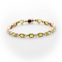 Oval & Round Mixed Stone Bracelet