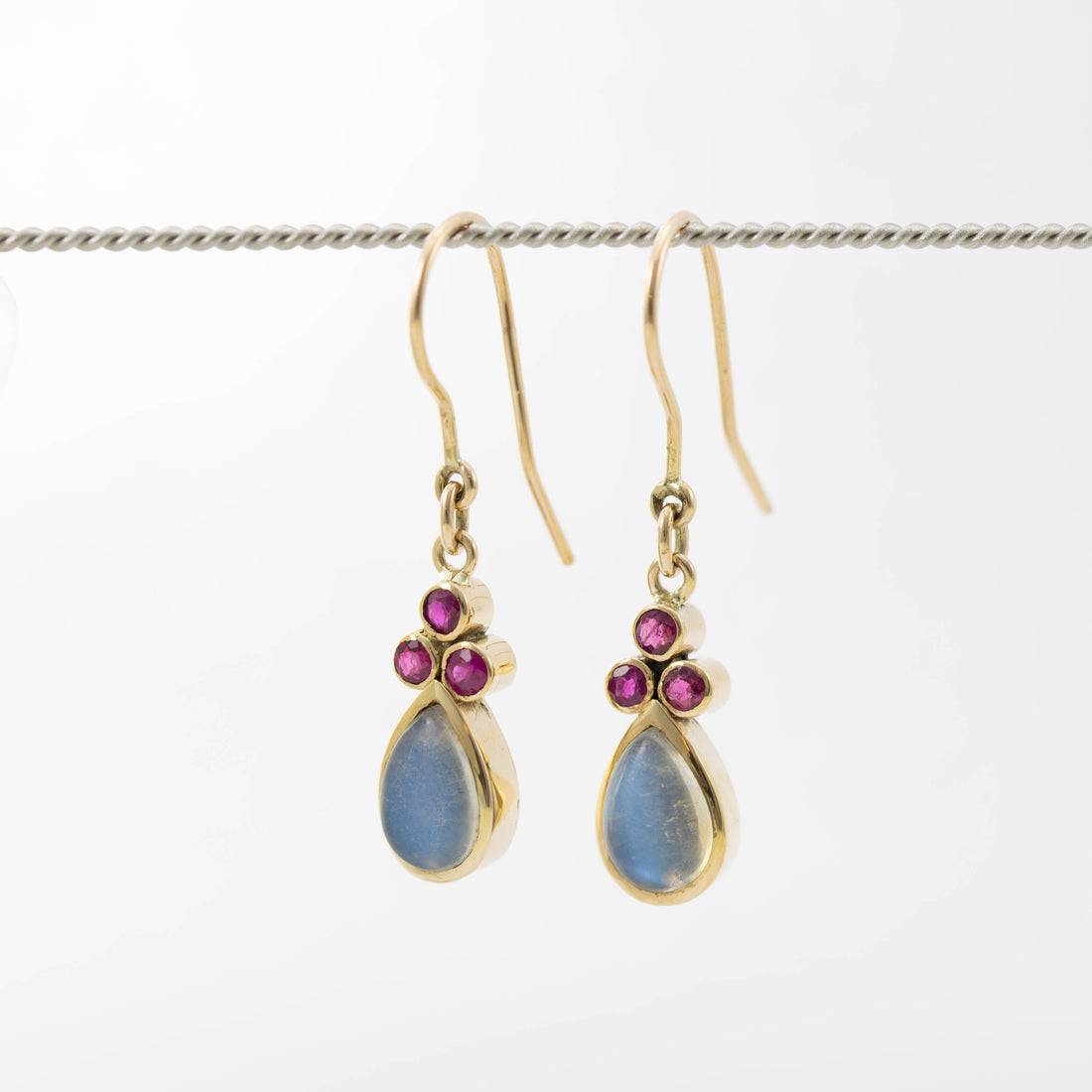 Teardrop & Trefoil Earrings