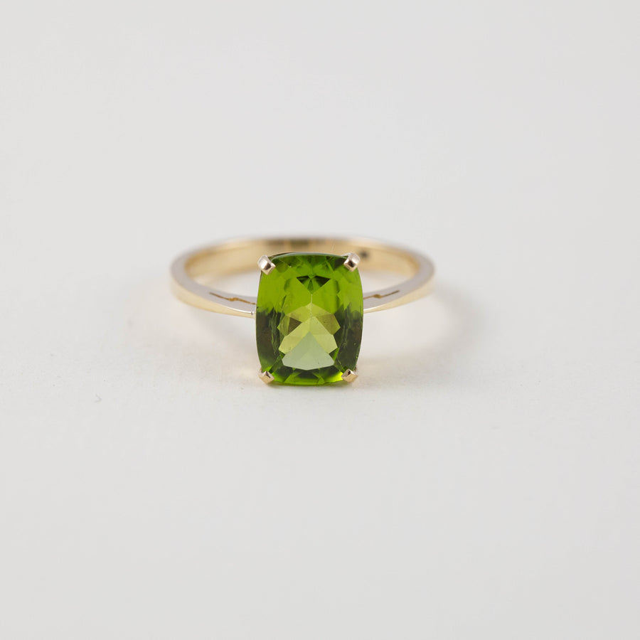 Large Rectangular Solitaire Ring