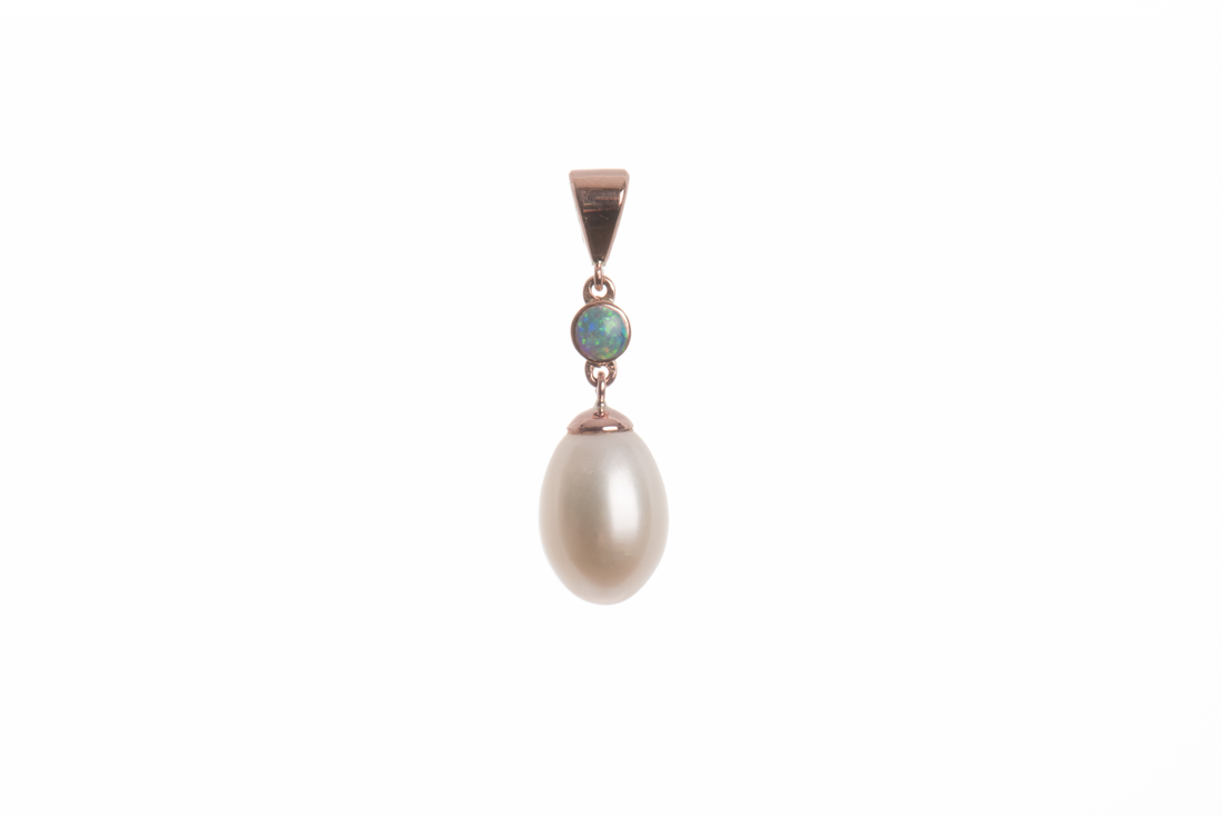 Round & Teardrop Pearl Pendant