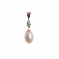 Round & Teardrop Pearl Pendant