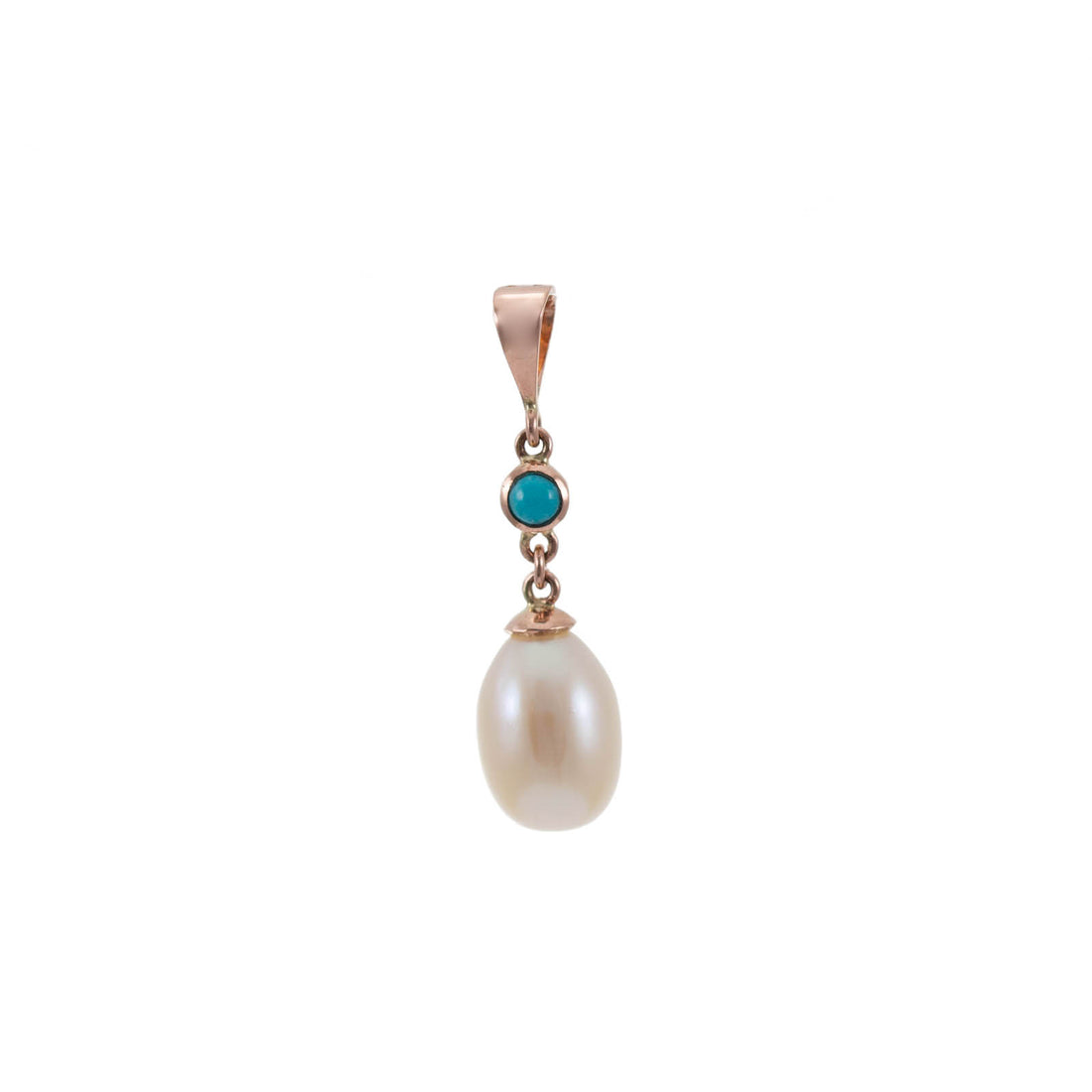 Round & Teardrop Pearl Pendant