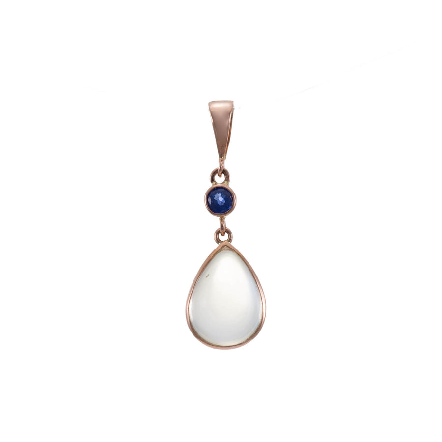 Round & Teardrop, Mixed Stones Pendant