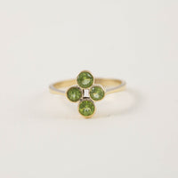 Four Stone Cluster Ring