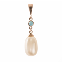 Round & Teardrop Pearl Pendant