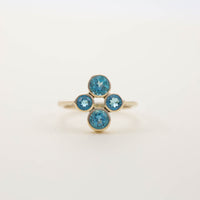 Four Stone Cluster Ring