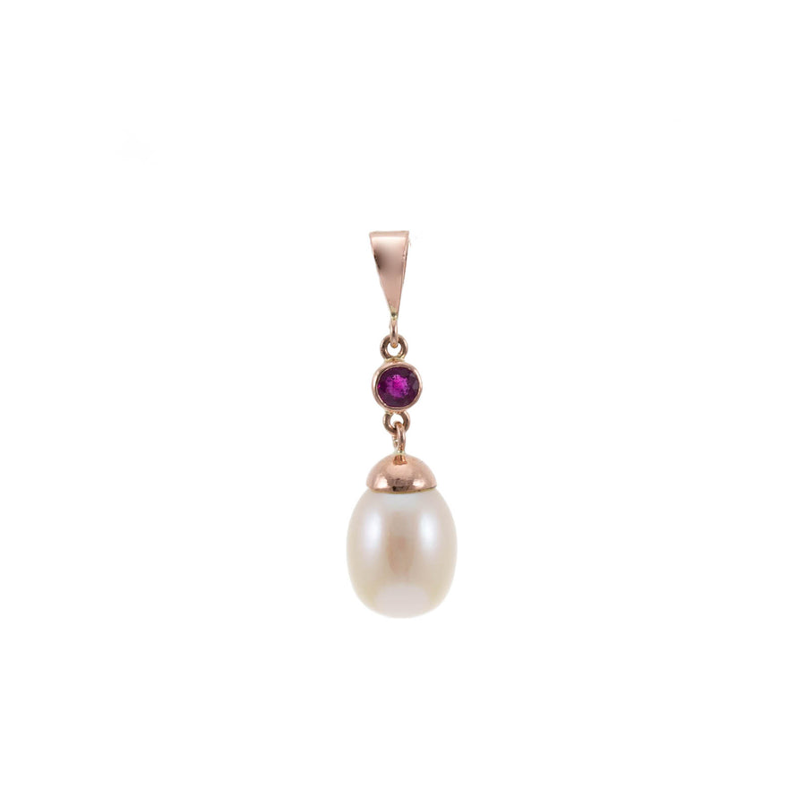 Round & Teardrop Pearl Pendant