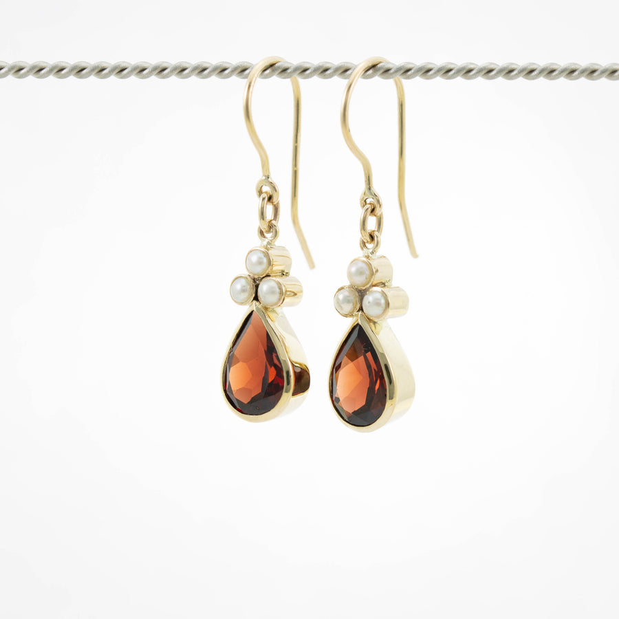 Teardrop & Trefoil Earrings