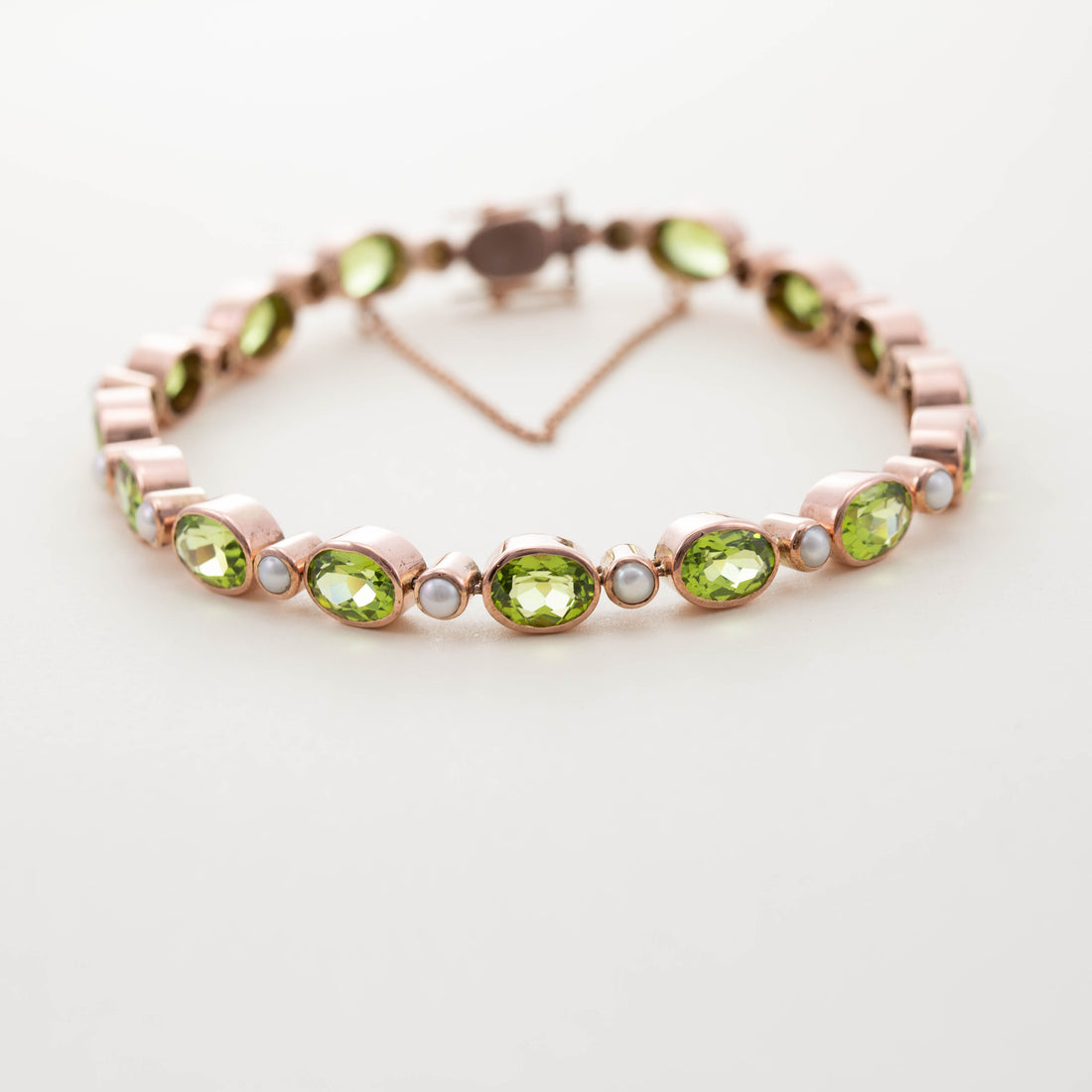 Oval & Round Mixed Stone Bracelet