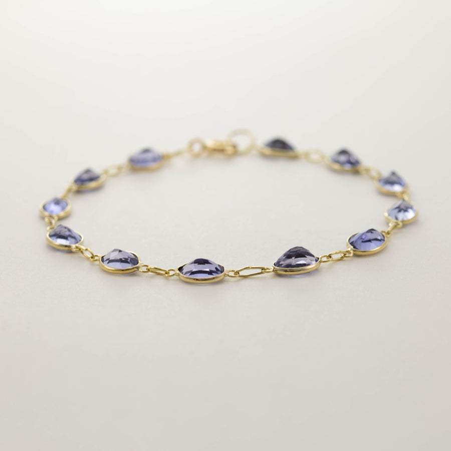 Bezel Set Bracelet