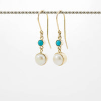 Mixed Double Drop Earrings