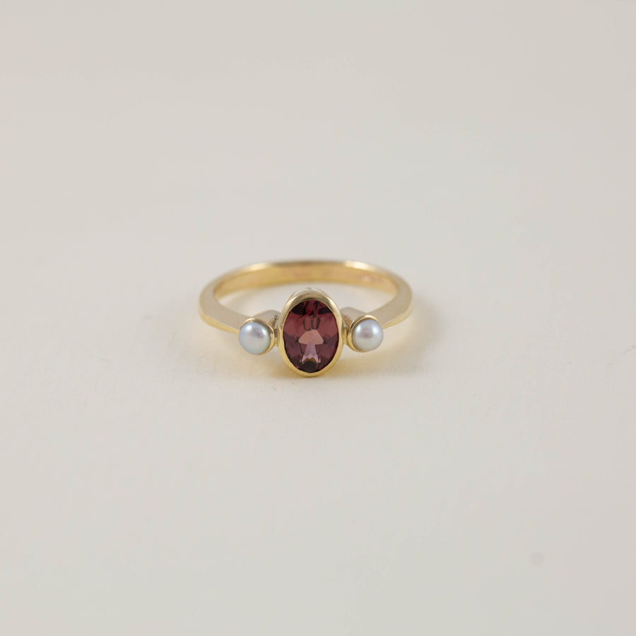 Three Stone Mixed Ring