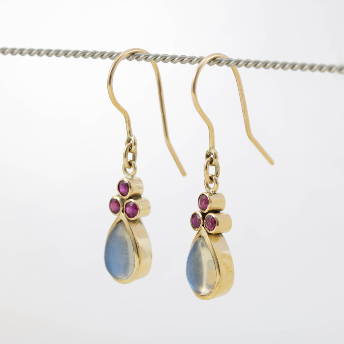 Teardrop & Trefoil Earrings