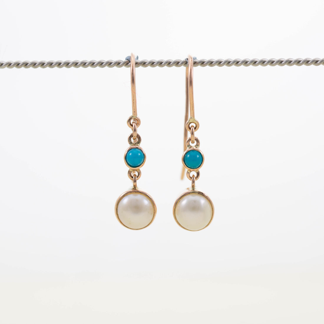 Mixed Double Drop Earrings