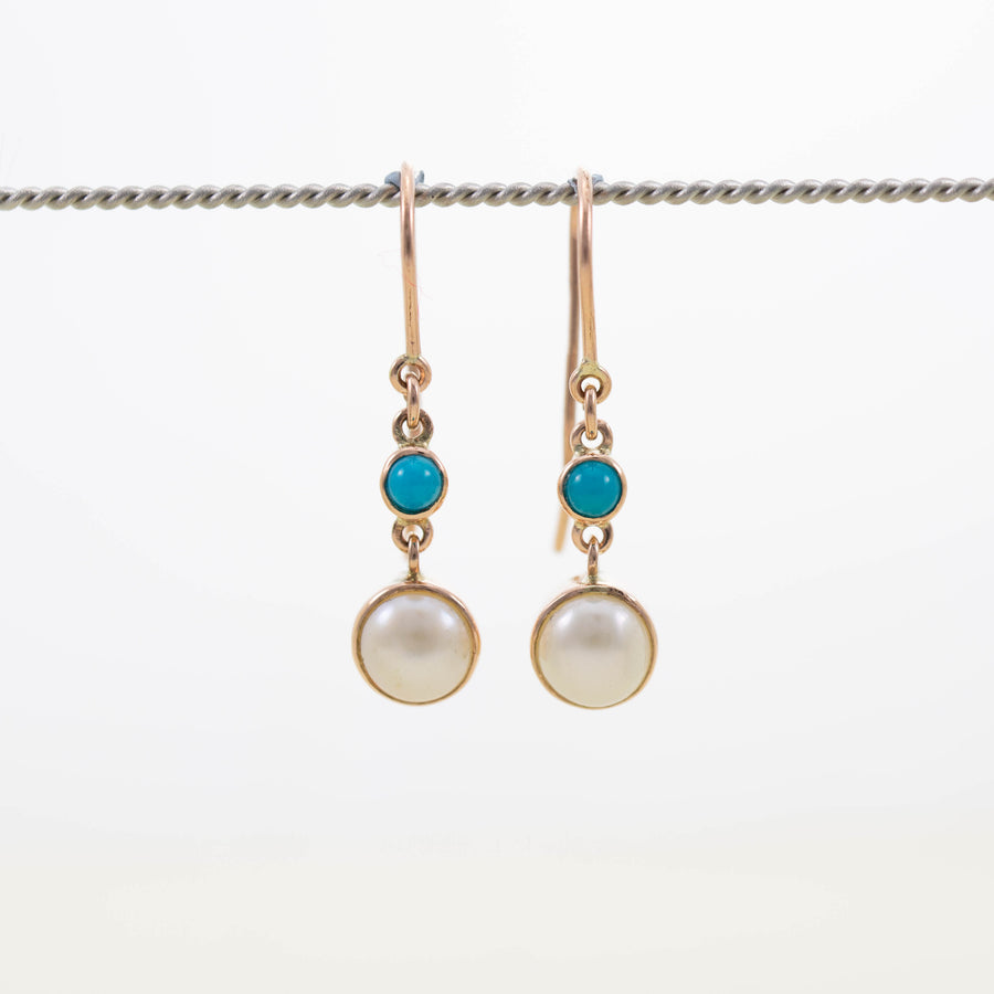 Mixed Double Drop Earrings