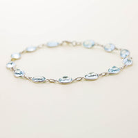 Bezel Set Bracelet