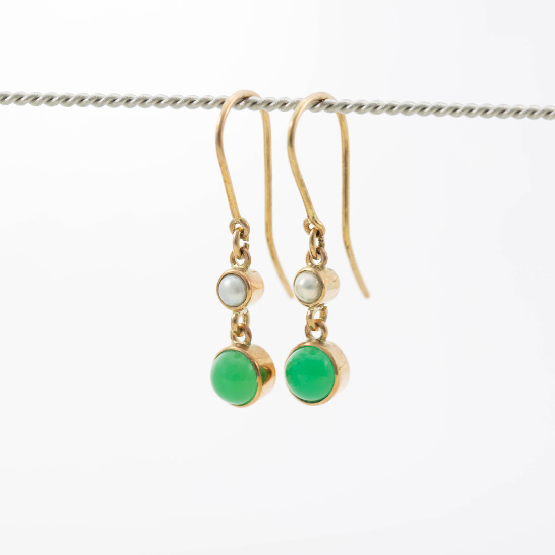 Mixed Double Drop Earrings