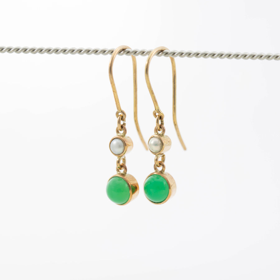 Mixed Double Drop Earrings