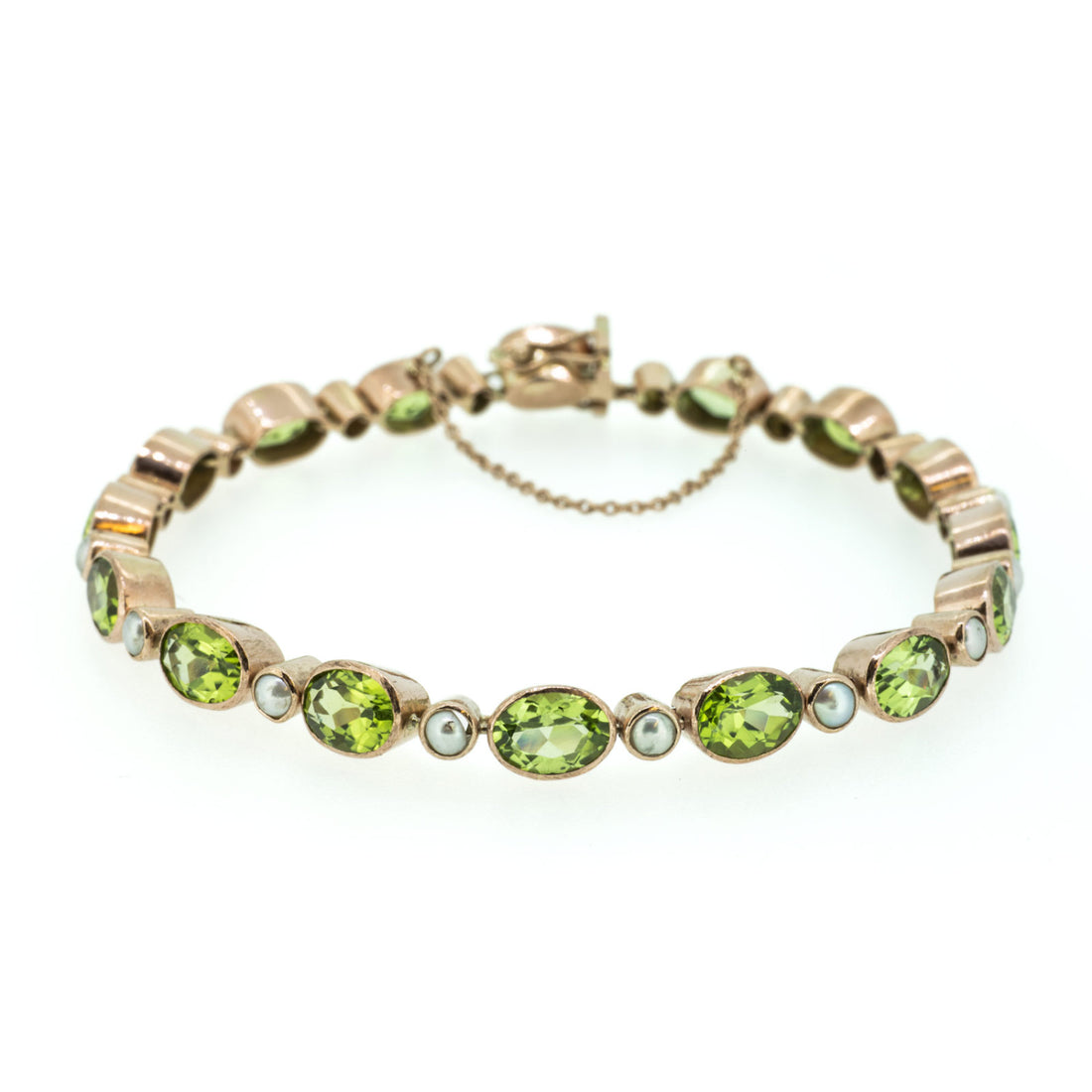 Oval & Round Mixed Stone Bracelet