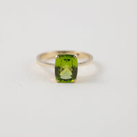 Large Rectangular Solitaire Ring