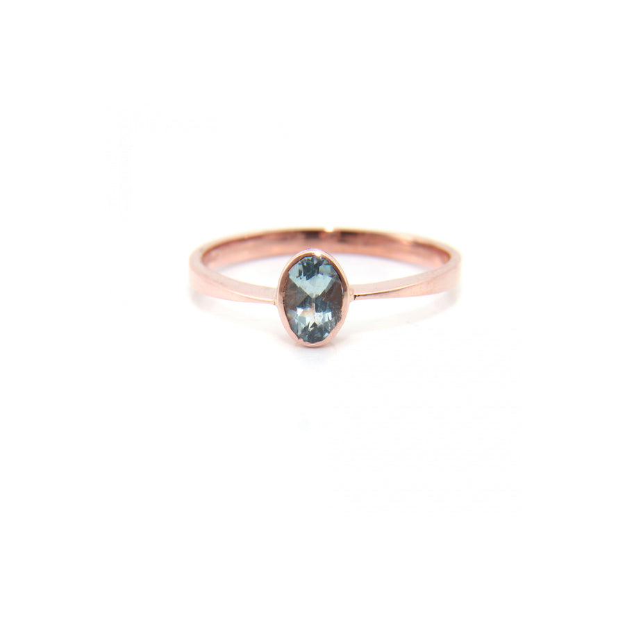 Small Oval Solitaire Ring