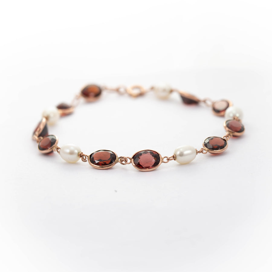 Mixed Stone Bezel Set Bracelet